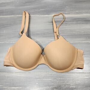 Wacoal Contour Bra 36C Shape Revelation Shallow Top Contour Bra 853387 Praline